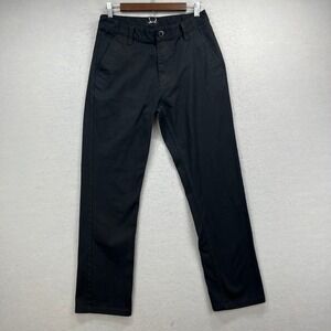 Brixton Chino Pants Mens 30 Black Choice Regular Fit Stretch Skater Workwear